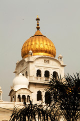 Bangla Sahib Gurudwara, New Delhi. The house of worship and the best tourist and pilgrimage spot in...