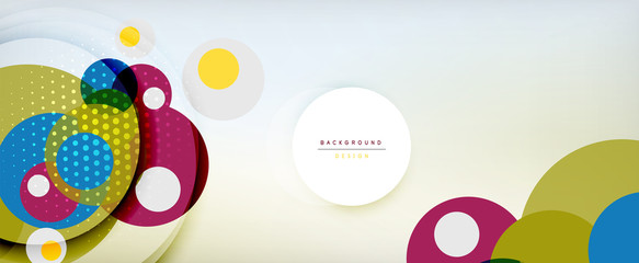 Trendy simple circle abstract background, dynamic motion concept. Vector Illustration For Wallpaper, Banner, Background, Card, Book Illustration, landing page