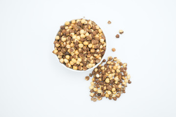 Semiya Chips shot on a white isolated background.