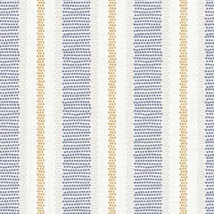 Behang Naadloze Franse boerderij streeppatroon. Provence blauw wit linnen geweven textuur. Shabby chique stijl weven steek achtergrond. Doodle lijn landelijke keuken decor behang. Textiel rustiek all-over print © Limolida Studio