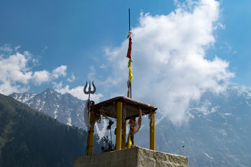 A hindu temple at Triund, Dharamsala, India