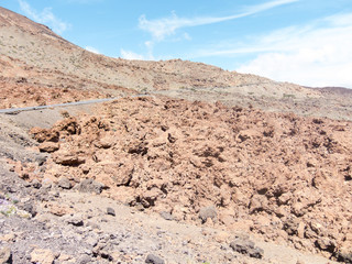 Dry Lava Basaltic Rock