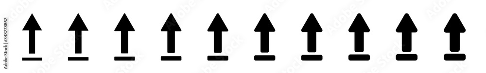 Poster upload arrow icon black | arrows up illustration | file data transfer symbol | web export logo | com