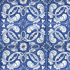 Azulejos Portuguese style tile texture Porto style
