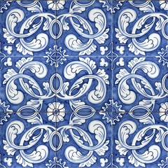 Azulejos Portuguese style tile texture Porto style