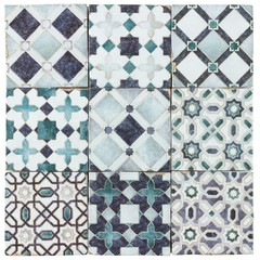 Azure Ceramic tile texture azulejos