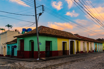 Fototapeta na wymiar The Streets of Trinidad Cuba