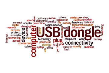 USB dongle cloud concept