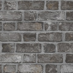 Old Brick Black Wall Texture