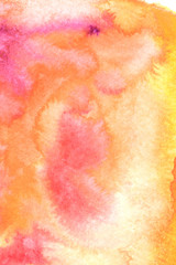 Abstract Watercolour Square Painting Multicolour Mixing Background