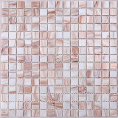 Seamless mixed pink golden colored swimming pool border mosaic tile texture