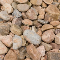 Taupe gravel texture for garden decor