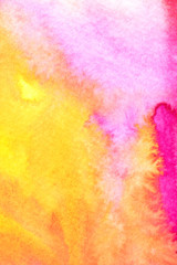 Abstract Watercolour Square Painting Multicolour Mixing Background