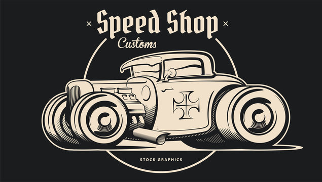 Hot Rod Graphics Images – Browse 8,779 Stock Photos, Vectors, and Video