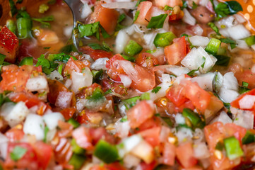 Mexican Salsa Banderita, Pico de Gallo Salsa