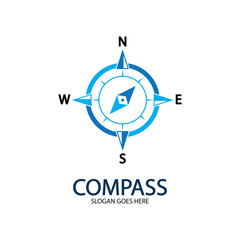 Creative Compass Concept Logo Design Template