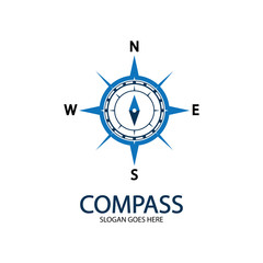Creative Compass Concept Logo Design Template