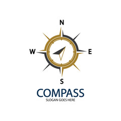 Creative Compass Concept Logo Design Template