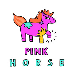 pink horse