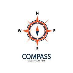 Creative Compass Concept Logo Design Template