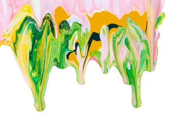 Color dripping paint