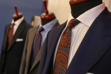 close up of a business suit