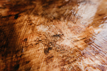 wood processing with varnish and epoxy resin, restoration of solid wood furniture.