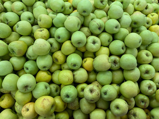 ripe fruit sweet apples for eating as a background
