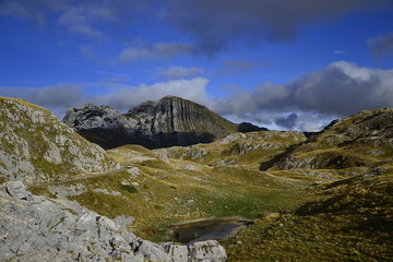 Landscapes of the national park Durmitor, Montenegro.
