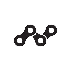 chain icon vector symbol template design trendy