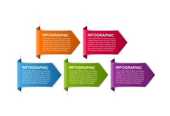 Business options infographic, timeline, design template for business presentations or information banner.