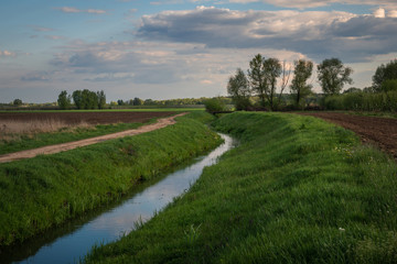 Cedron river in Czersk, Poland