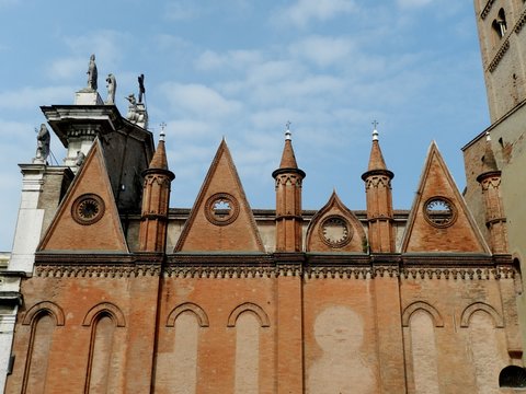 Mantua, Italy, Cathedral, Side View Detail