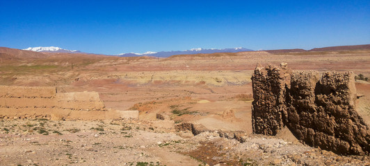Ait ben Haddou in Morocco view in summer