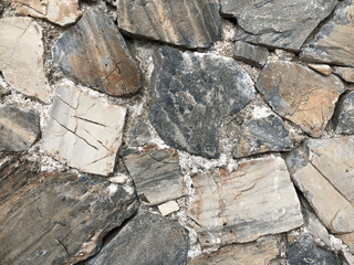 Old gray stone wall for abstract background