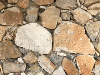 Old gray stone wall for abstract background