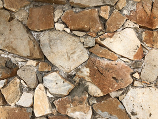 Old gray stone wall for abstract background