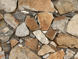 Old gray stone wall for abstract background