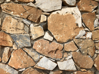Old gray stone wall for abstract background