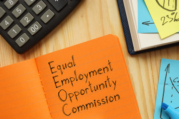 Equal Employment Opportunity Commission EEOC is shown on the business photo