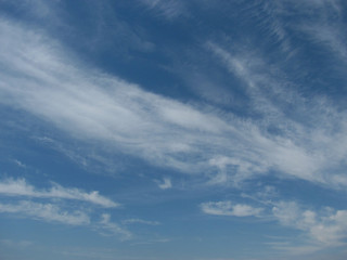 spring blue sky