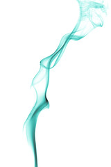 Kolorowy dym z kadzidła.