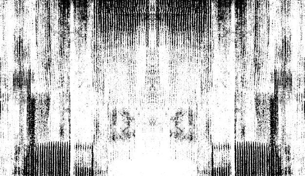 Rough texture. Worn down wallpaper pattern design. Broken plaster grunge damask effect. Distressed overlay texture design. Vector illustration. Eps10.