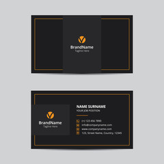 Business Card Template Vector Design