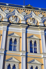 Obraz premium Architecture of Moscow Kremlin. Popular landmark. 