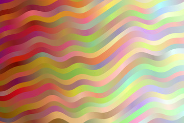 Red, brown and white waves vector background.