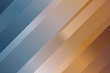 Blue, yellow and brown stripes vector background.