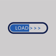 Flat loading bar website template buffering waiting indicator icons