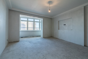 building interior empty room ready for renovation