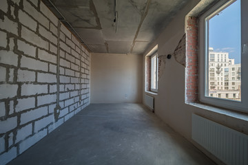 New Loft studio Interior in empty house